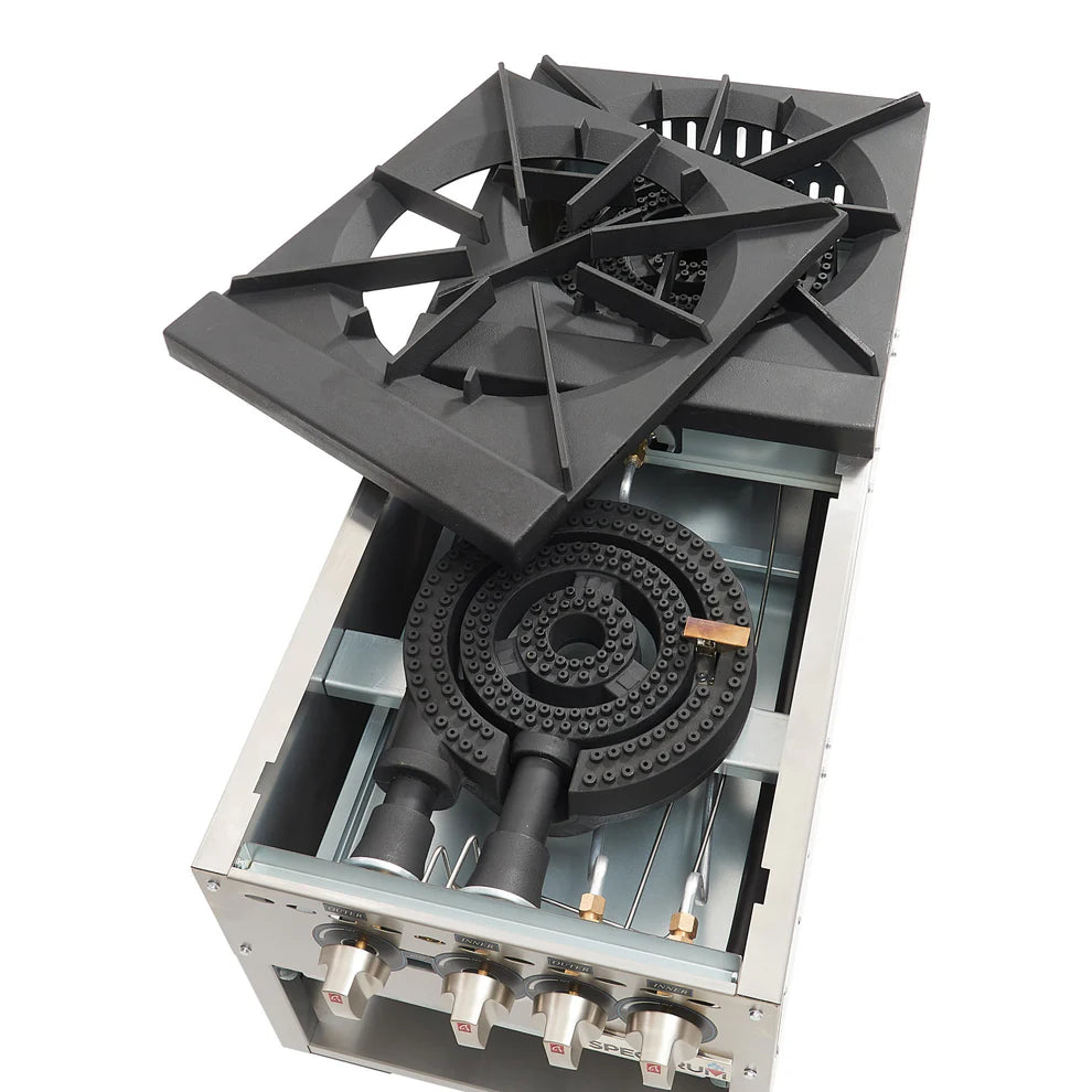 Winco NGSP-1/NGSP-2, 1 and 2 burner, Natural Gas Stock Pot Range