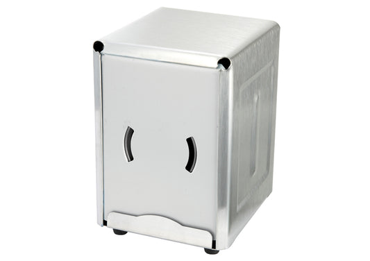 Winco NH-5 and NH-7 Stianless Steel 3-1/2" x 4-1/2" and 3-1/2" x 7" Napkin Dispenser