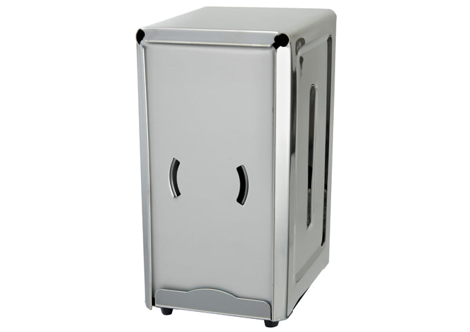 Winco NH-5 and NH-7 Stianless Steel 3-1/2" x 4-1/2" and 3-1/2" x 7" Napkin Dispenser