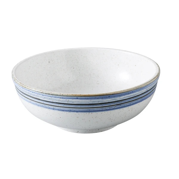 Yanco Menudo Bowl OC-609 is crafted from high-quality porcelain, designed for both elegance and practicality. Measuring 9.50 inches in diameter and 3.25 inches in height, with a generous 60 Oz capacity, this round bowl is perfect for serving large portions of various dishes. Its super white color and classic design make it suitable for any dining occasion. This bowl is ideal for restaurants, hotels, and cafes that require multiple pieces for efficient service. 