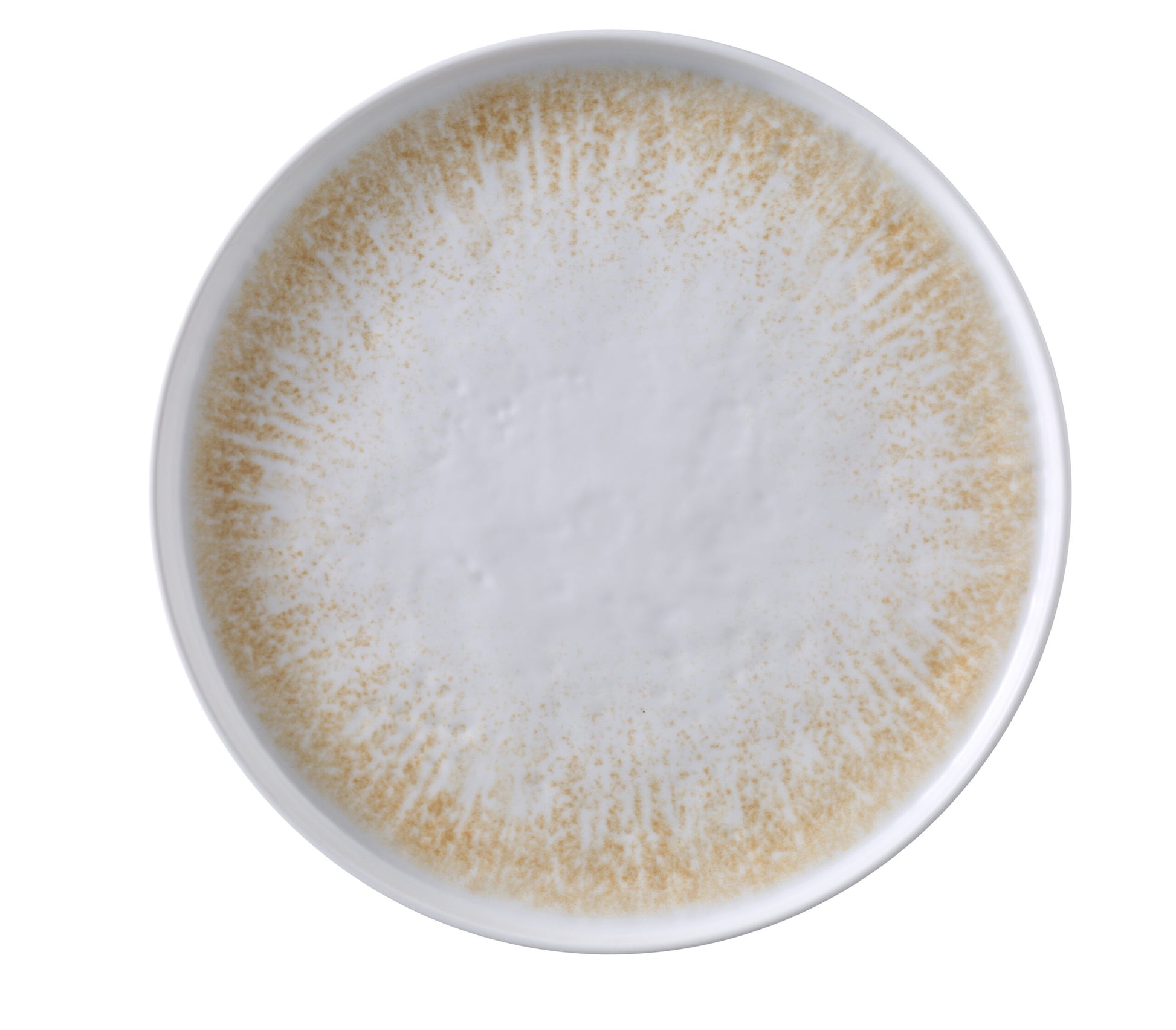 Yanco Round Plate With Upright Rim OP-112 is a stunning dinner plate crafted from durable melamine. Featuring a white and brown color palette accented with a golden design and textured finish, this 12" plate brings elegance and warmth to any tabletop. With its 1" upright rim, it provides both style and function, making it ideal for serving entrees in restaurants, catering venues, or upscale dining events.