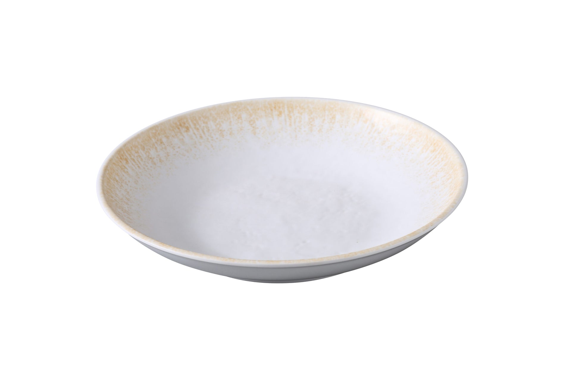 Yanco Salad Bowl OP-308 combines functionality and elegance with its 22 oz capacity, perfect for serving salads, fruits, or side dishes. Made from durable melamine, it features a sleek design with golden accents, adding a refined touch to your dining table. The textured surface of this bowl enhances its visual appeal while ensuring long-lasting use in high-traffic environments like restaurants and catering services.