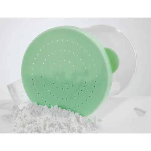 Winco PDG-10AC to 10Y, 10oz Diff Colors Dredge w/ Clear Snap-on Lid PC