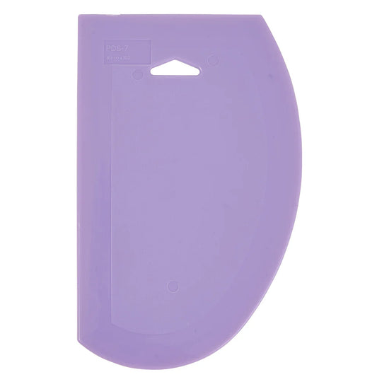 Winco PDS-7P, 7.5"x4.75", 6/pk Allergen-Free Purple Dough Scrapers