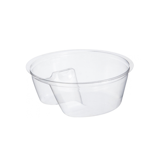 Dart 1 Compartment Clear Disposable PET Food Insert Cup