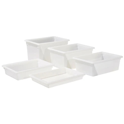 Winco PFFW-12 to PFHW-9, White Various Sizes PP Food Storage Boxes, EA