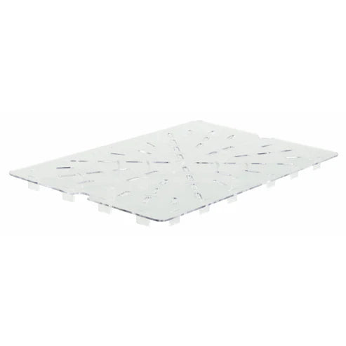 Winco PFSF-DS/PFSH-DS, Drain Shelf for for PFSF/PFSH-series Clear, PC
