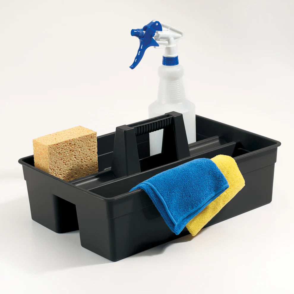 Winco PJC-1511K, 15.25”W x 10.75”D x 6.75”H, Black Janitorial Caddy