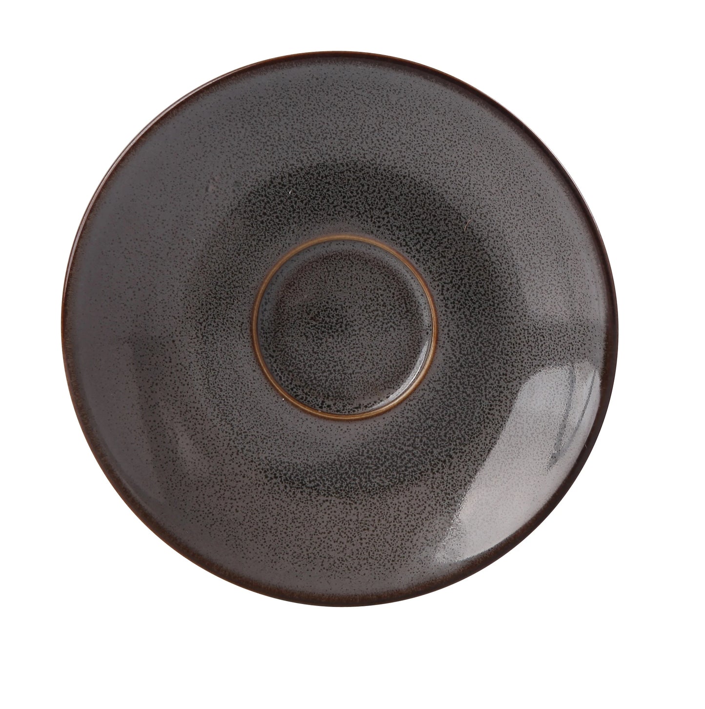 Yanco Saucer PK-002 pairs perfectly with the PK-001 Coffee Cup, featuring the same signature gray grainy glaze that defines the collection. Its subtle speckled finish and smooth, rounded profile bring understated elegance to any beverage service. Ideal for cafés, restaurants, hotels, or home use, this saucer enhances presentation while protecting table surfaces from spills and drips.