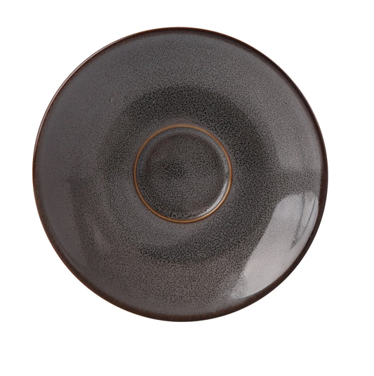 Yanco Saucer PK-002 pairs perfectly with the PK-001 Coffee Cup, featuring the same signature gray grainy glaze that defines the collection. Its subtle speckled finish and smooth, rounded profile bring understated elegance to any beverage service. Ideal for cafés, restaurants, hotels, or home use, this saucer enhances presentation while protecting table surfaces from spills and drips.