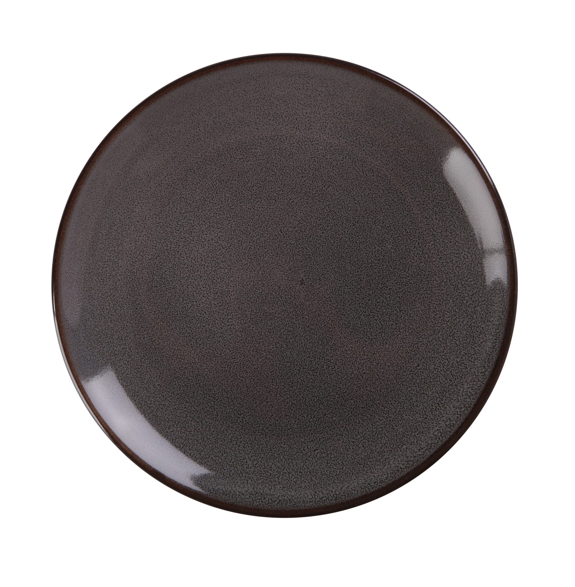 Yanco Coupe Plate PK-108 features a unique grainy gray glaze that brings subtle sophistication to any tabletop. With its modern coupe shape and smooth, rounded profile, this plate is ideal for appetizers, desserts, small entrées, and café service. Durable, stylish, and versatile, it elevates presentation in restaurants, hotels, catering, or contemporary home dining.