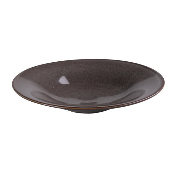 Yanco Soup/Salad Plate PK-410 delivers a refined, contemporary feel with its smooth round silhouette and signature gray grainy glaze. Designed for serving soups, salads, pastas, and composed dishes, this 10.5 inch plate offers a stylish combination of depth and elegance. Its gently curved profile enhances presentation while the durable porcelain construction ensures reliable performance in restaurants, hotels, catering setups, and modern home dining.