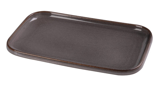 Yanco Rectangular Sushi Plate PK-512 brings a refined modern aesthetic to professional and home dining spaces. Its smooth rectangular shape and signature gray grainy glaze highlight food presentation beautifully, making it an ideal choice for sushi, appetizers, desserts, tastings, or shared plates. Crafted from durable commercial-grade porcelain, this plate pairs style with reliability for restaurants, hotels, catering services, and contemporary home kitchens.