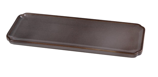 Yanco Rectangular Sushi Plate PK-513 brings a refined modern aesthetic to professional and home dining spaces. Its smooth rectangular shape and signature gray grainy glaze highlight food presentation beautifully, making it an ideal choice for sushi, appetizers, desserts, tastings, or shared plates. Crafted from durable commercial-grade porcelain, this plate pairs style with reliability for restaurants, hotels, catering services, and contemporary home kitchens.