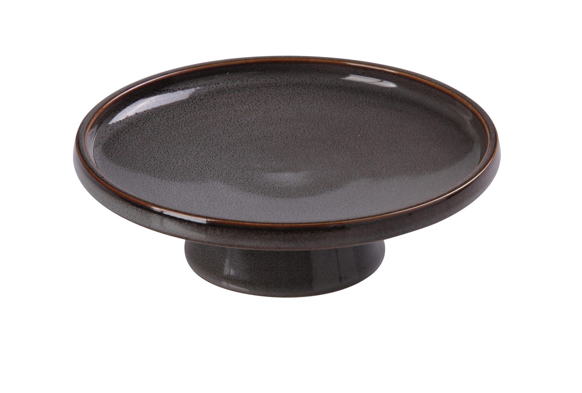 Yanco Footed Dessert Plate PK-609 brings refined presentation and subtle elegance to any tabletop with its elevated footed base and signature gray grainy glaze. This 9-inch porcelain dessert plate enhances cakes, pastries, tarts, and plated sweets, giving every dish height and visual impact. Perfect for restaurants, hotels, bakeries, catering displays, or stylish home entertaining, it blends durability with artisan-inspired design.