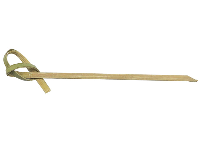 Winco PK-KT3 to PK-KT7, 3"L, 4"L and 7"L 100pcs/pk Knotted Top Bamboo Picks