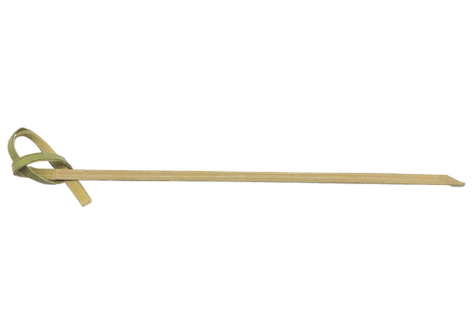 Winco PK-KT3 to PK-KT7, 3"L, 4"L and 7"L 100pcs/pk Knotted Top Bamboo Picks