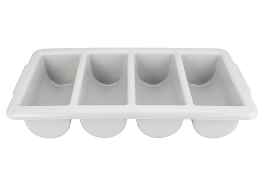Winco PL-4B 4 Compartment, PP Cutlery Bin - Restaurant Kitchen, Buffet Stations, Catering Services