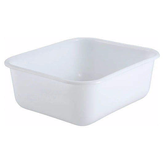 Winco PL-MB, 14-1/2" x 12-1/2" x 5-3/8", White, PP Mini Bin