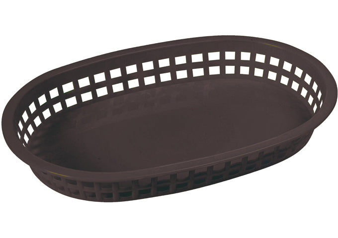 Winco PLB-G to PLB-Y 10-3/4" x 7-1/4" x 1-1/2" Green to Yellow, Oval Platter Baskets