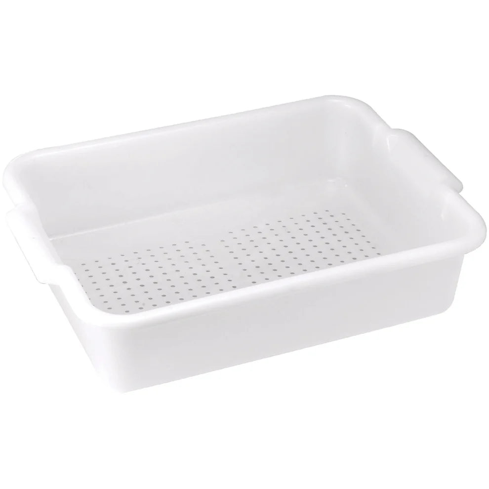 Winco PLP-5G/5W, Perforated, Gray/White Bus Box