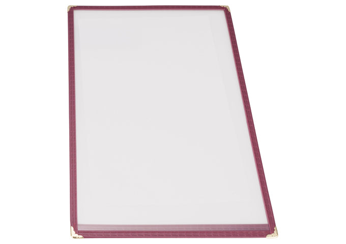 Winco PMC Series Single Menu Covers, 6–14", Assorted Colors