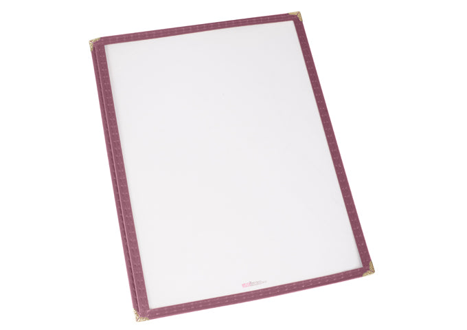 Winco PMC Series Single Menu Covers, 6–14", Assorted Colors