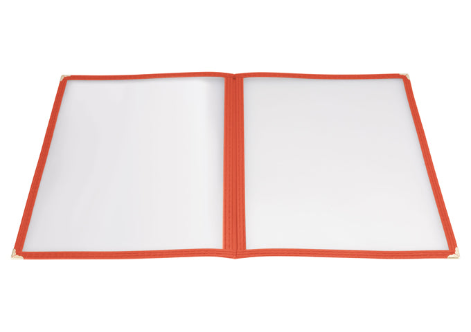 Winco PMCD-14K to 9U, 9–15", Assorted Colors, Double Fold Menu Covers