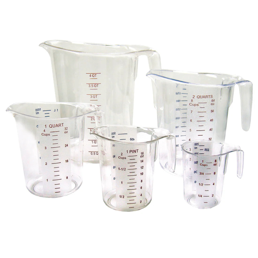 Winco PMCP-100 to 5SET, 1pt to 5SET, PC, Measuring Cup Set