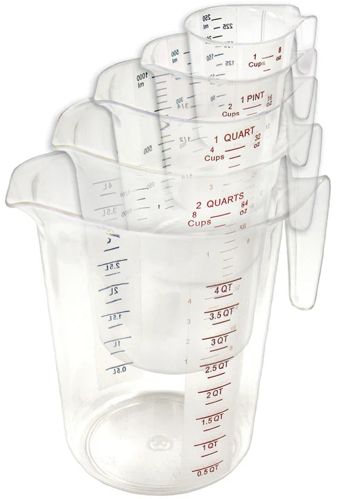 Winco PMCP-100 to 5SET, 1pt to 5SET, PC, Measuring Cup Set