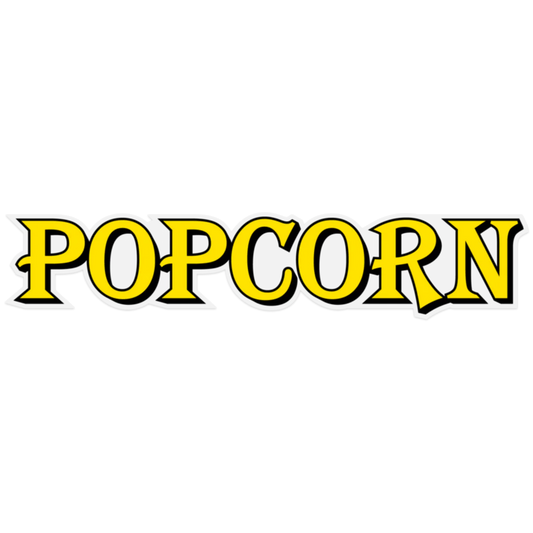 Winco POP-8RC-D, Golden "POPCORN" Decal