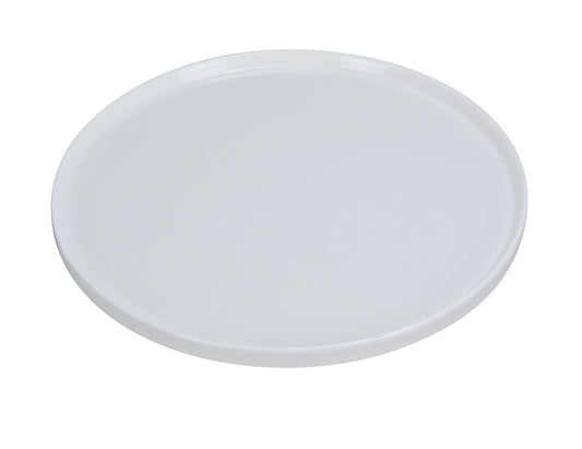 Yanco Pizza Plate Coupe PP-112 is a must-have for any pizza-serving establishment. Designed with a sleek, rounded-edge construction, this plate enhances presentation while maintaining a classic and elegant appearance. Its pure white color highlights the vibrant colors of your pizzas and pies, ensuring an appealing dining experience. Crafted from durable porcelain, this plate is scratch and chip resistant, making it a reliable choice for busy restaurants and pizzerias. 