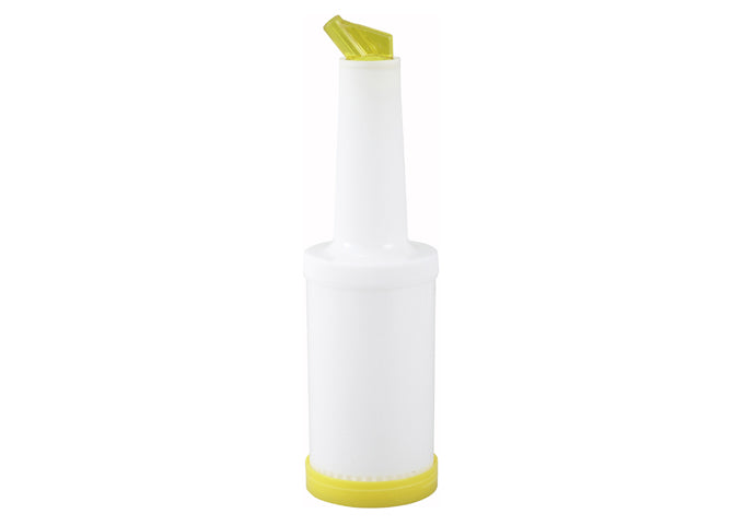 Winco PPB-1B to PPB-2Y, 1–2 Qt Colored Liquor/Juice Pour Bottles