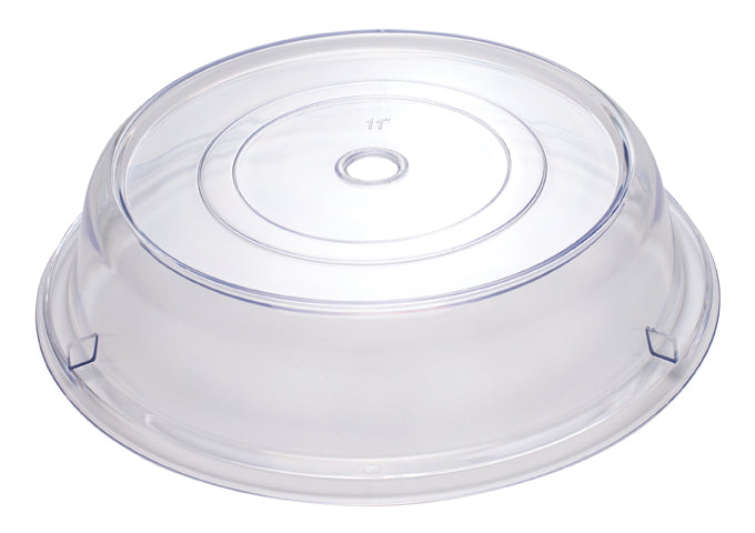 Winco PPCR-10 to PPCR-9, 10" to 9" 2-1/2"H Stackable, PC Clear Round Plate Cover