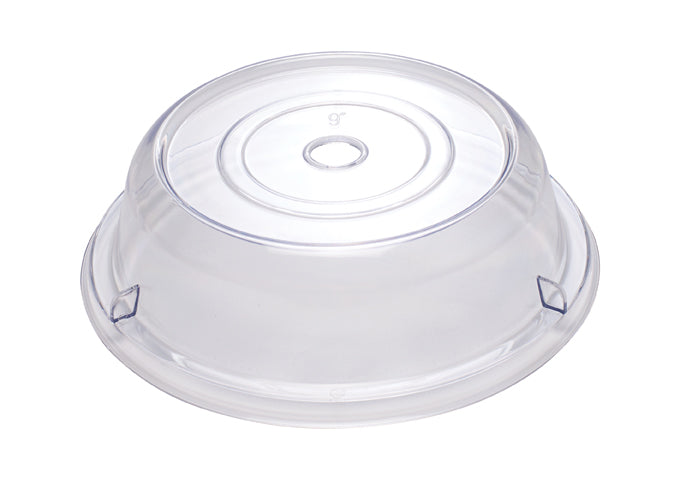 Winco PPCR-10 to PPCR-9, 10" to 9" 2-1/2"H Stackable, PC Clear Round Plate Cover