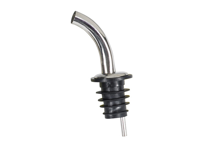 Winco PPM-4G Black Plastic Stopper Gooseneck Spout Metal Pourers