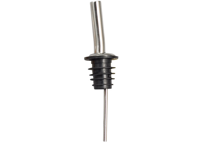 Winco PPM-4J Black Plastic Stopper Jet Spout Metal Pourers
