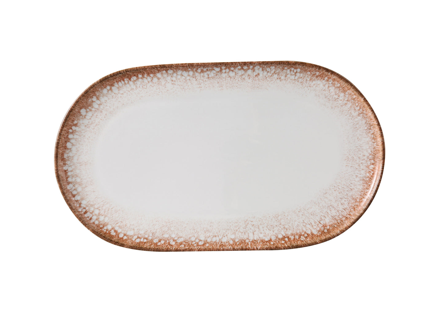 Yanco Coupe Oval Plate PR-214 brings a natural, rustic charm to the table with its earthy brown rim and crisp white interior. Perfect for serving entrees, shared platters, or specialty dishes, this piece blends artisanal style with everyday durability. Crafted from high-quality porcelain, the Porto collection’s distinctive coupe shape offers a modern yet warm presentation, making it ideal for restaurants, hotels, and catered events.