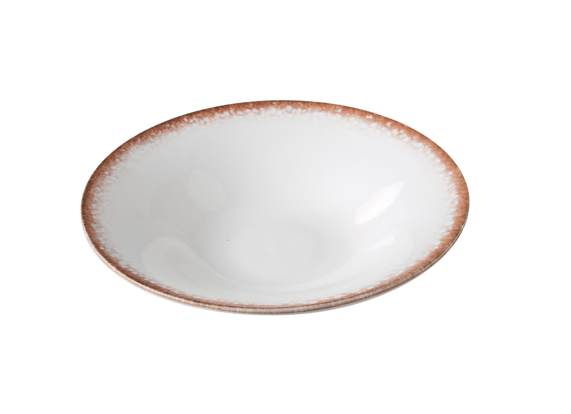 Yanco Soup Plate PR-409 offers a beautifully rustic touch to your tabletop with its warm brown rim and classic white center. Ideal for serving soups, stews, or brothy pastas, this 9 oz plate combines depth and elegance in a functional design. Part of the Porto collection, it’s made from durable porcelain with a glazed finish that ensures long-lasting performance in both casual and upscale dining settings.