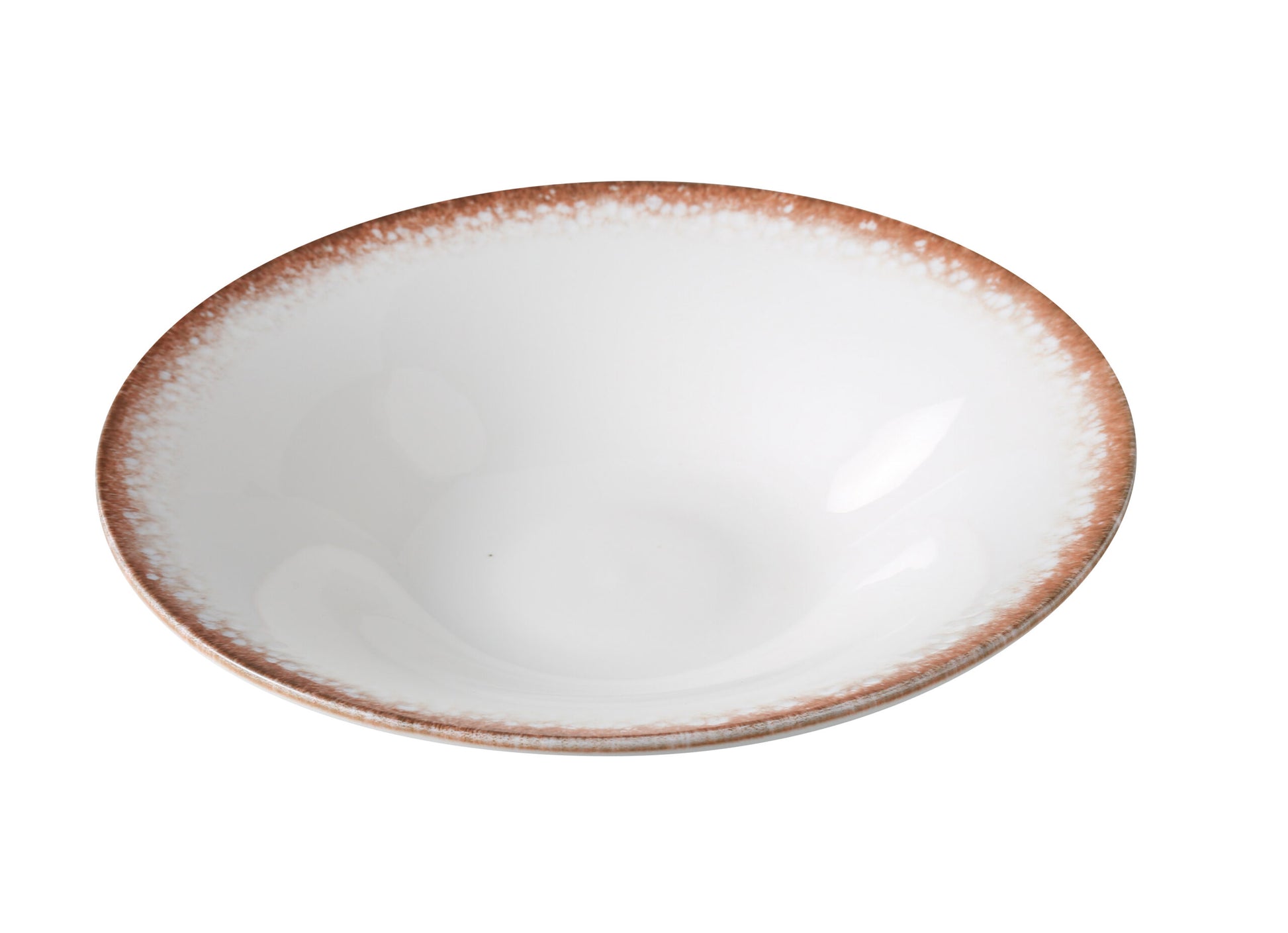 Yanco Soup/Salad Plate PR-410 blends rustic charm with generous functionality. Featuring a warm brown rim and smooth white center, this 22 oz plate is perfect for serving hearty soups, fresh salads, or grain bowls. Crafted from durable porcelain with a glazed finish, it offers both beauty and resilience, making it a standout addition to the Porto collection for restaurants, cafes, and catered service.