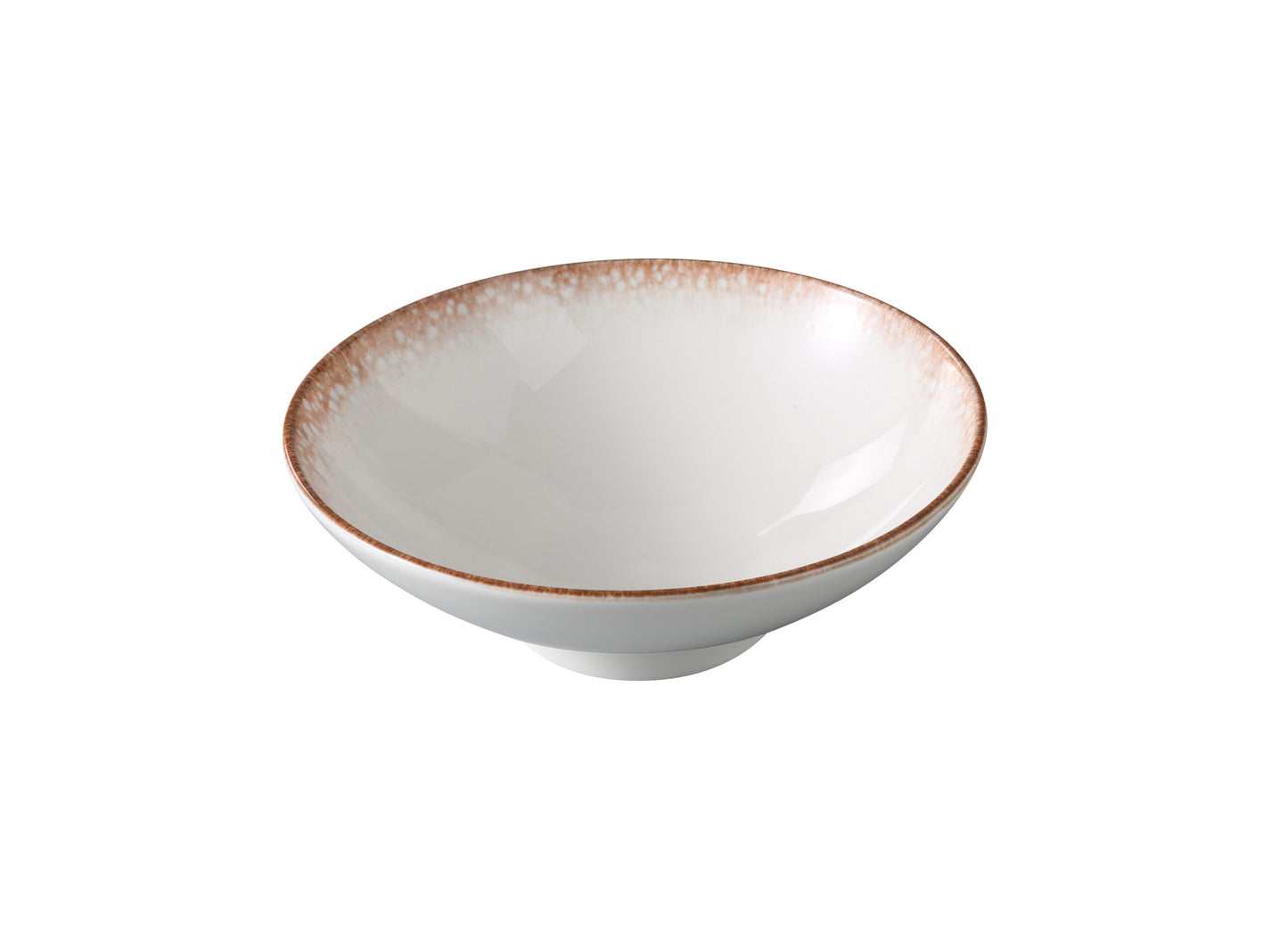 Yanco Bowl PR-507 offers a warm, rustic aesthetic with modern versatility. Featuring the Porto collection’s signature earthy brown rim and smooth white porcelain body, this 23.5 oz bowl is ideal for serving ramen, noodles, hearty soups, or grain-based dishes. Its generous size and durable construction make it a standout option for both casual and refined dining settings.