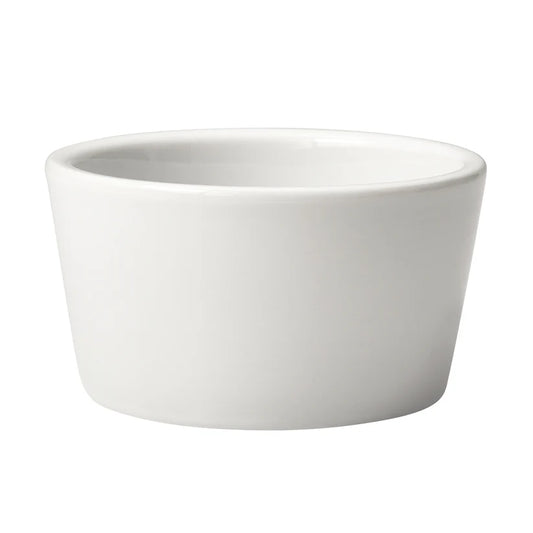 PRR-1 to PRR-6, 1–6 oz White Round Endless Table Porcelain Ramekins