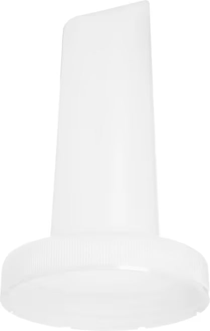 White PourPlus Store N' Pour Spout 3 1/2 inches, PS20402, 12/case