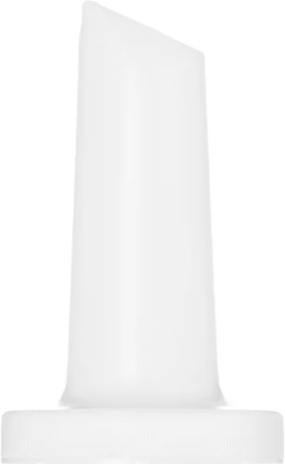 White PourPlus Store N' Pour Spout 3 1/2 inches, PS20402, 12/case