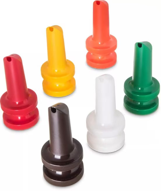 Assorted PourPlus Store N' Pour Spout 3 1/2 inches (12/st), PS204AST00, 1 set/case