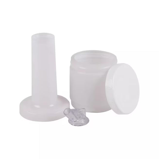 White Store N' Pour Caps, PS30402, 12/case