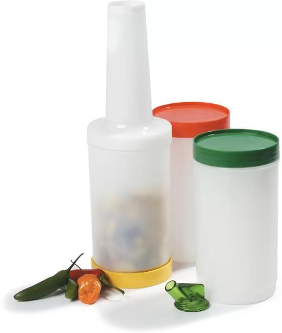 Assorted Store N' Pour Quart Complete Unit Bundle 32 ounce, PS601N00, 12/case