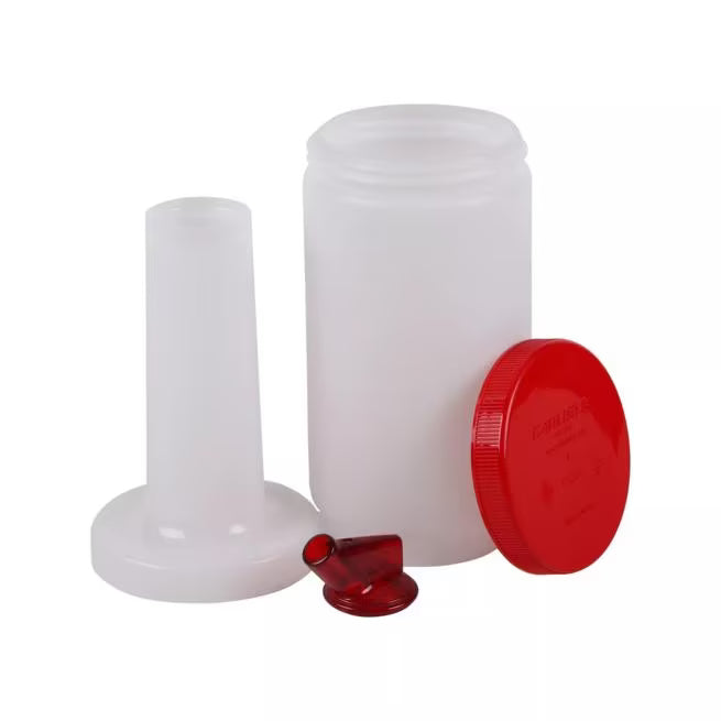 Red Store N' Pour Quart Complete Unit Bundle 32 ounce, PS601N05, 12/case