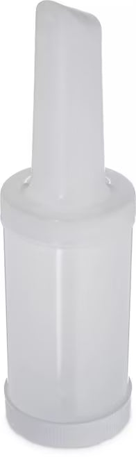 White PourPlus Store N' Pour Quart Complete 32 ounce, 3.5 inches, PS601NC02, 12/case