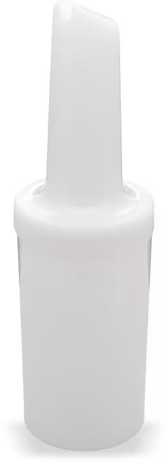 White PourPlus Store N' Pour Quart Complete 32 ounce, 3.5 inches, PS601NC02, 12/case